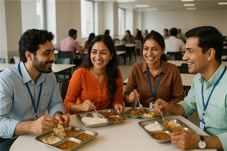 Shared Work Lunch The Lunch Table Effect: How Shared Meals Bring Work Teams Closer | GoKhana